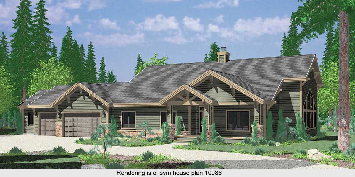 large ranch house plan render 10037 sym 10086 web