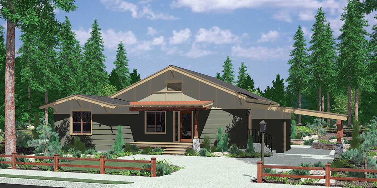 10145 Single Level House Plan features Open Living Area,
Structural Insulated Panels (SIPs) wall construction