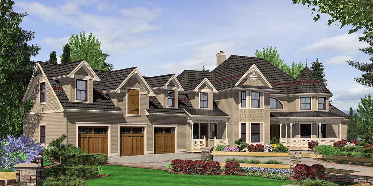 victorian luxury house plans render front 10067