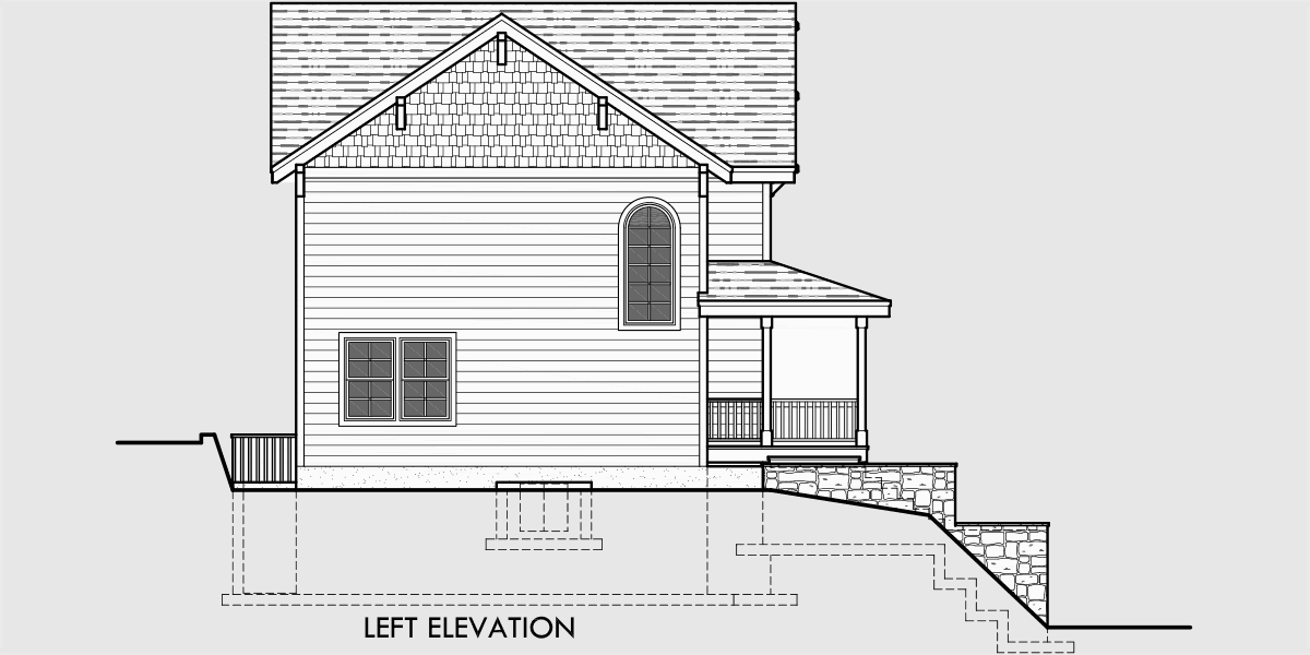  Daylight  Basement  Craftsman  Featuring Wrap Around Porch