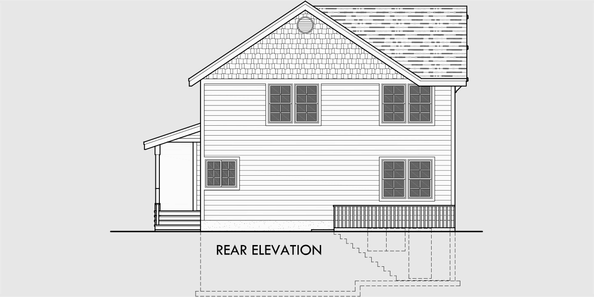 Daylight Basement Craftsman Featuring Wrap Around Porch