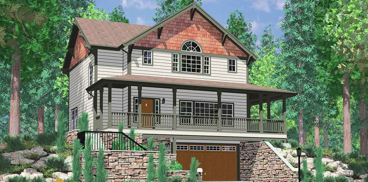 Hillside Home Plans With Basement Sloping Lot House Plans Hillside Home Plans With Basement Sloping Lot House Plans