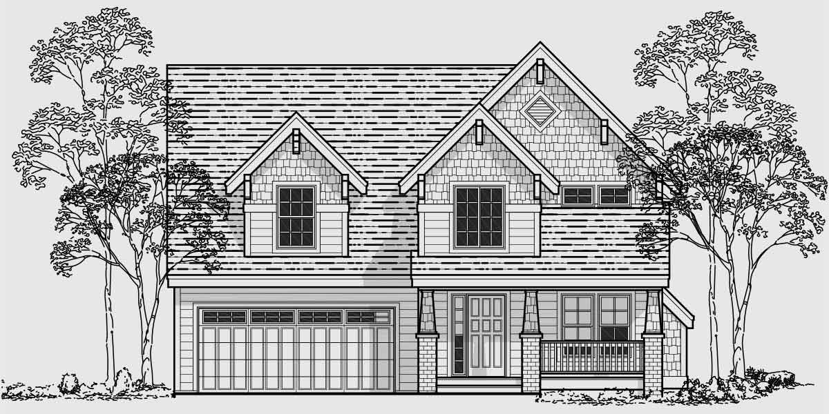 Craftsman House  Plans  House  Plans  With Bonus  Room  Garage 