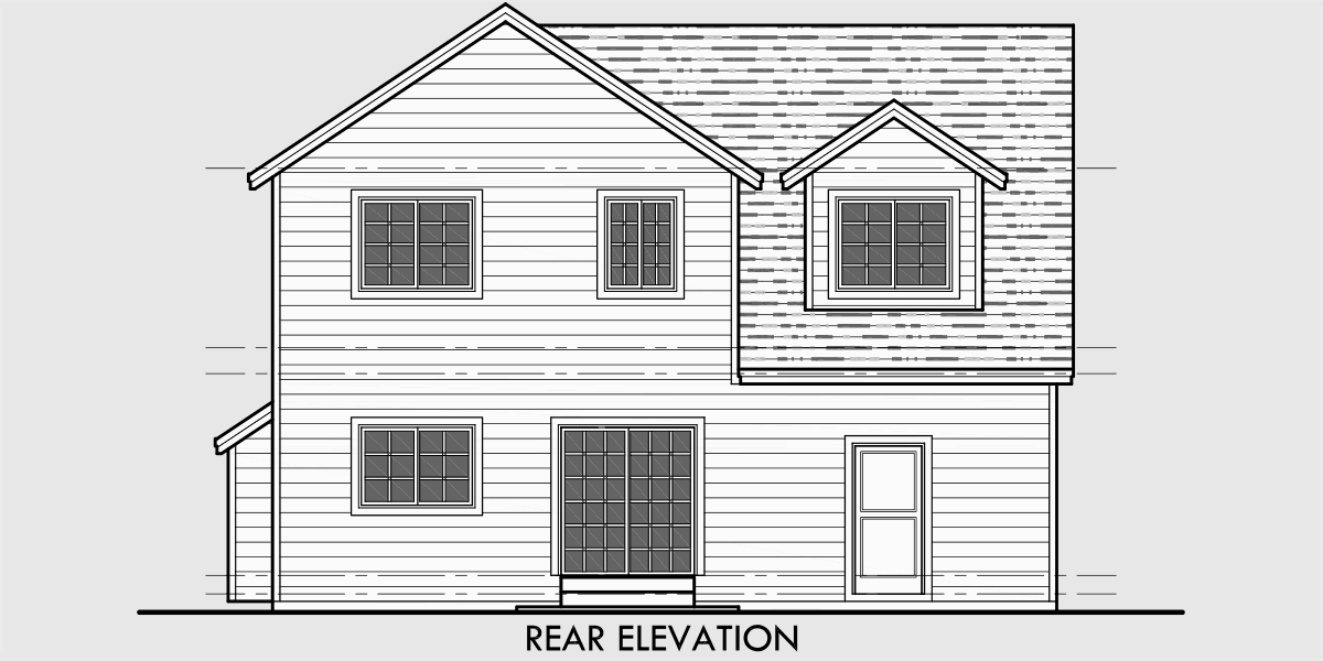 Narrow Lot House Plans With Attached