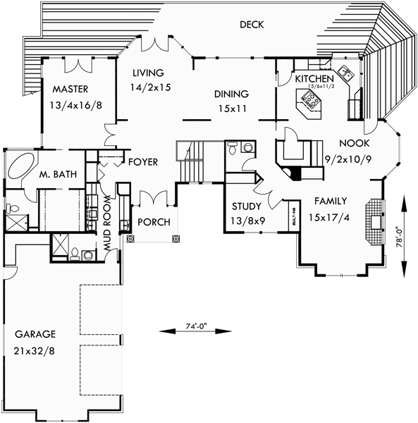 Front Entry Garage Floor Plans