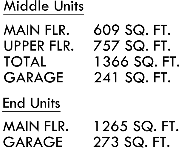 Additional Info for Multiplex house plans, Multi level house plans, F-543