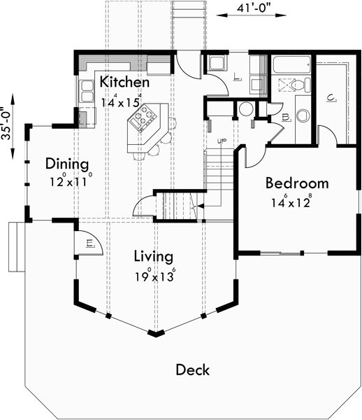 A Frame House  Plan  Master On The Main  Loft 2  Bedroom 