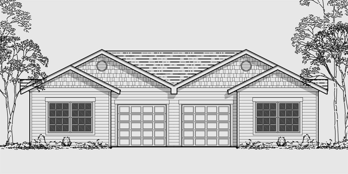  One  Story  Ranch Style House  Home  Floor Plans  Bruinier 