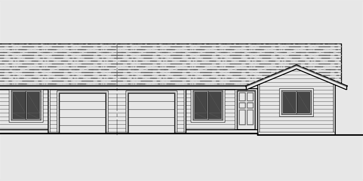  Duplex  Plans  With Garage  In Middle  Dandk Organizer