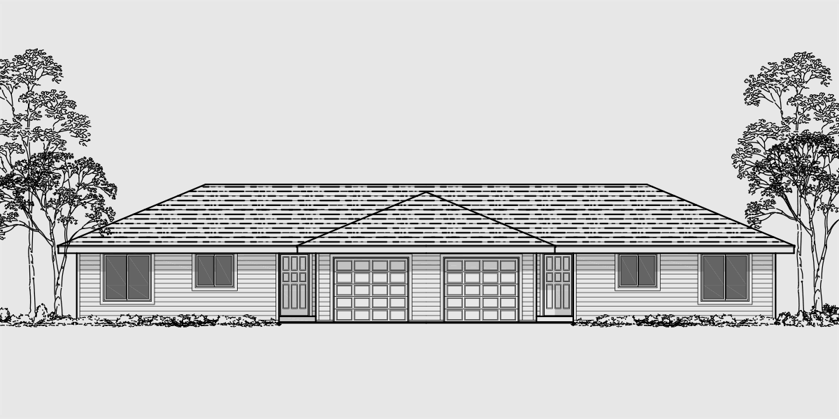 One Story Ranch Style House Home Floor Plans Bruinier