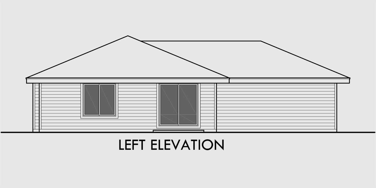 One Story Duplex House  Plans  2  Bedroom  Duplex Plans  