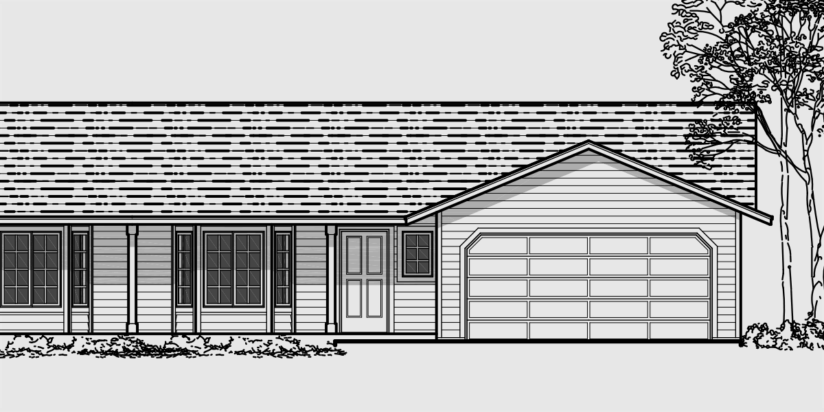  One  Story  Ranch Style House  Home  Floor Plans  Bruinier 