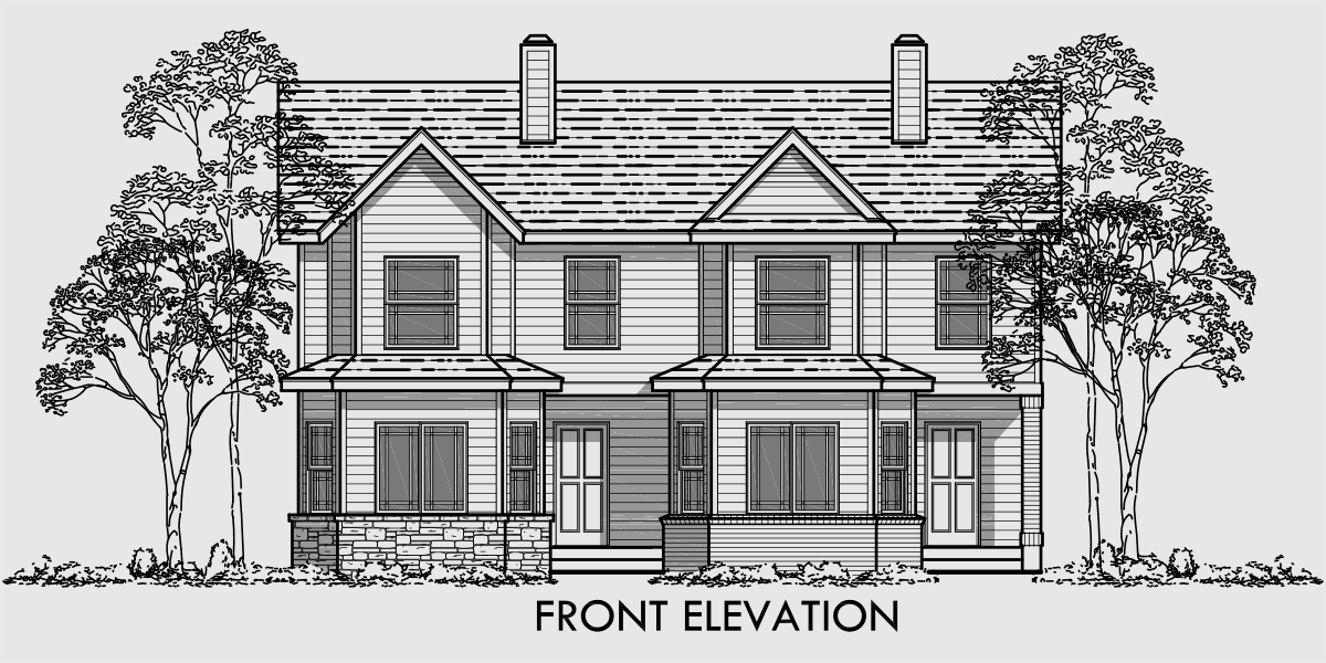 how to draw a 2 story house