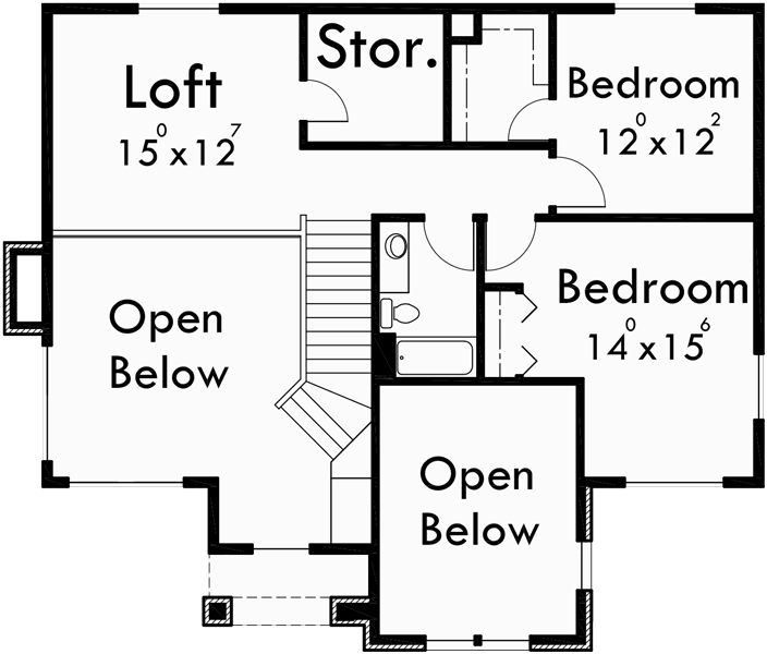 Tudor House  Plan  Master Bedroom  On Main  Floor  House  