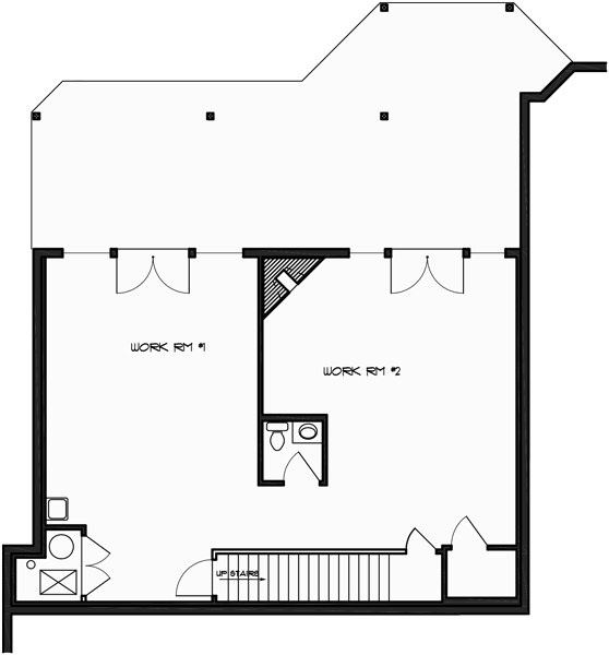 Basement Floor Plan for 9898 Brick house plans, luxury house plans, house plans with bonus room, daylight basement house plans, 9898