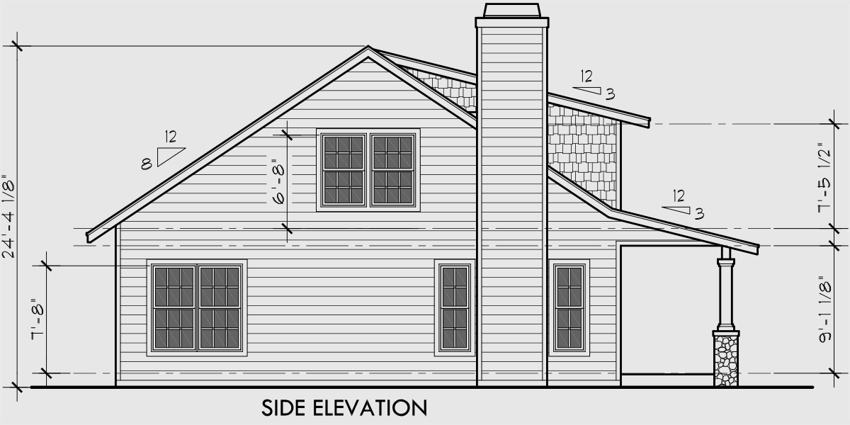 House Design 7x6 with 2 Bedrooms Gable Roof - SamPhoas Plan