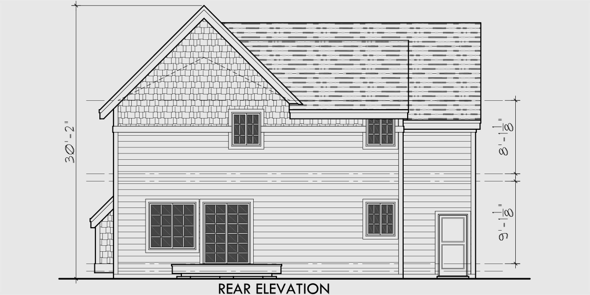 40 Ft. Wide 2 Story Craftsman Plan With 4 Bedrooms