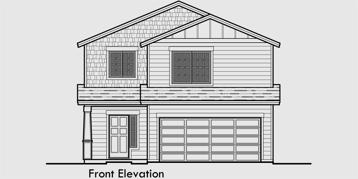 4 Bedroom House Plans 30 Wide House Plans Narrow House Plans