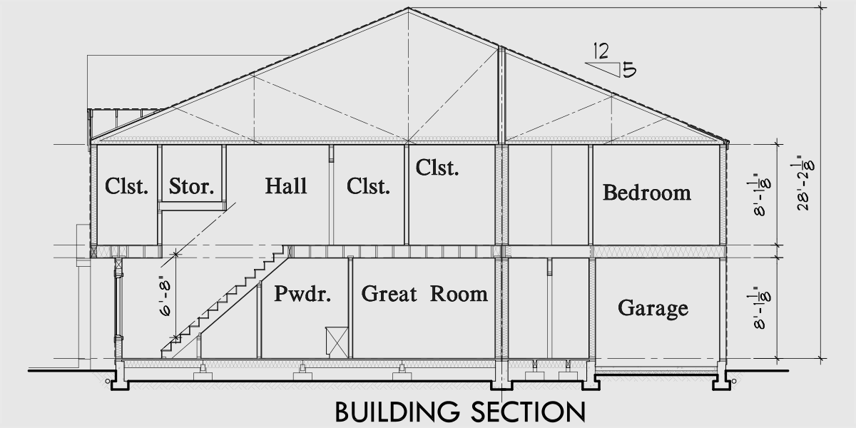 Triplex House Plans Corner Lot Multifamily Plans T 402