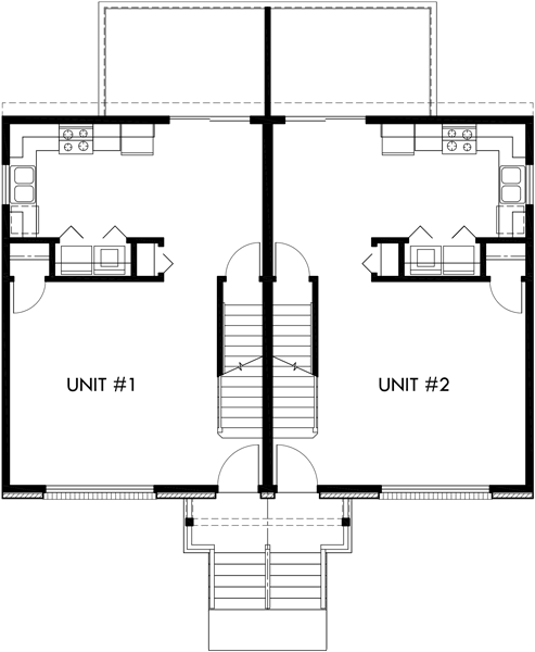  Duplex  Plans  With Basement 3 Bedroom Duplex  House  Plans 