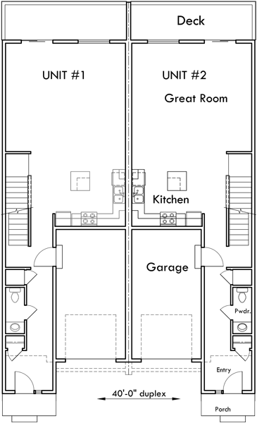  Duplex  House  Plans  With Basement  3 Bedroom Duplex  House  Plans 