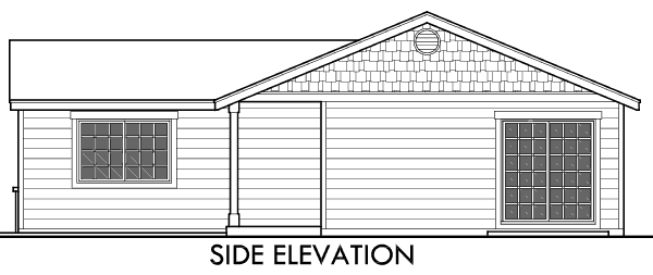 Additional Info for ADU Small House Plan 2 Bedroom, 2 Bathroom, 1 Car Garage