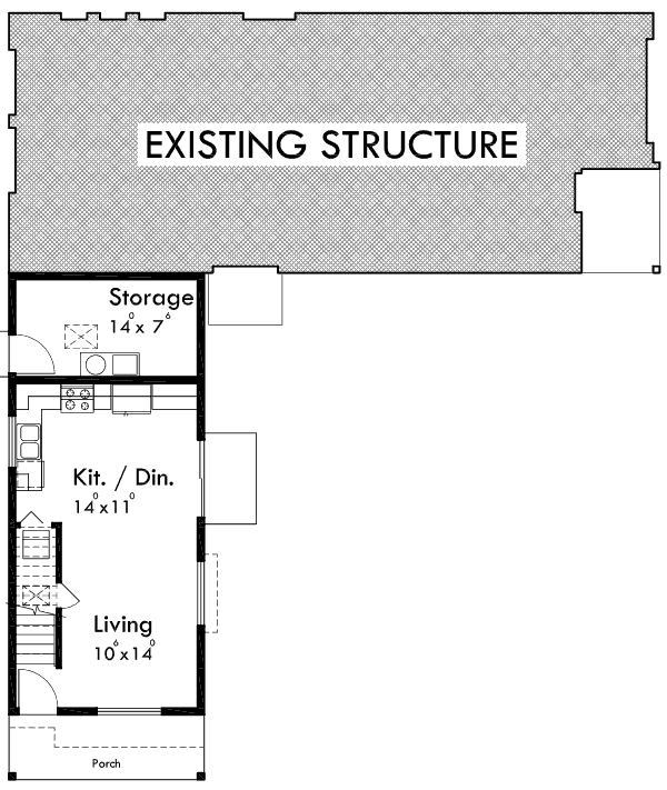 ADU House  Plans  Accessory Dwelling Unit Plans  10137