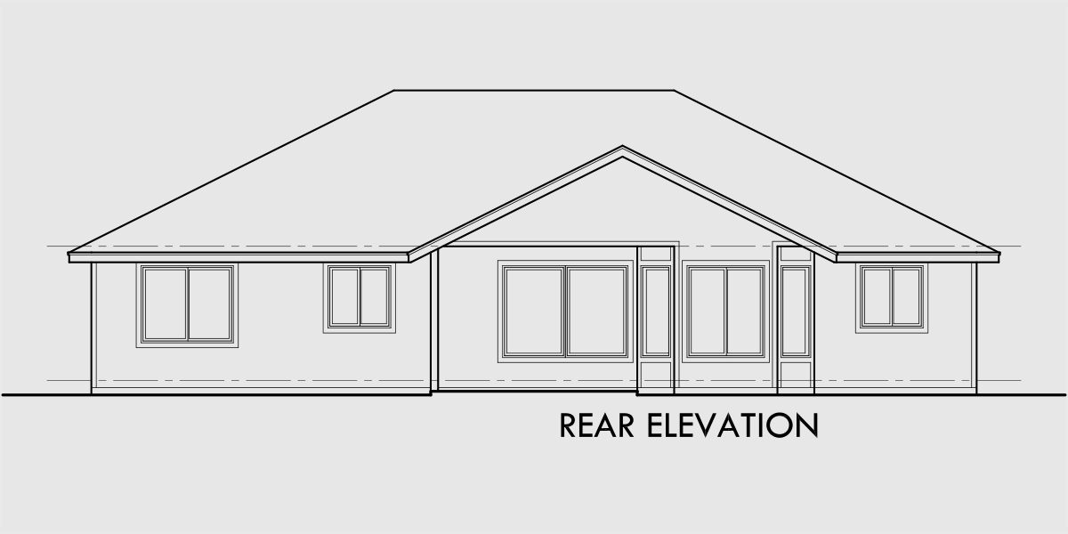  Single  Level House  Plans  Ranch House  Plans  3 Bedroom 