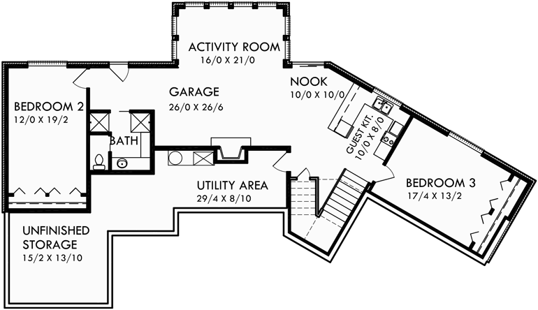 22 Sloped  Lot  House  Plans  Walkout  Basement  To Get You In 