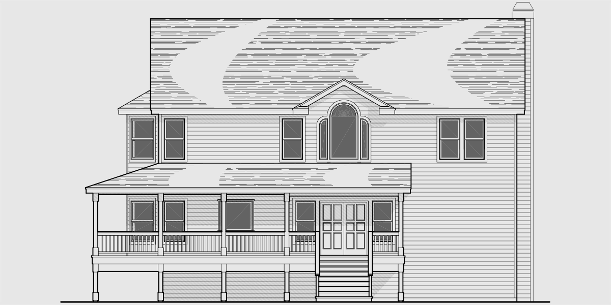 9924 5 bedroom house plans, farm house plans, house plans with 2 car garage, house plans with wrap around porch, house plans with basement, 9924