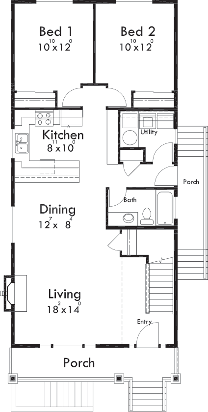 Multigenerational House Plans 8 Bedroom House Plans D 591