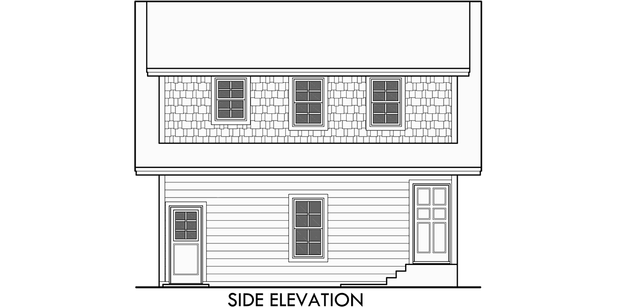 Carriage House Plan 1 5 Story House Plan Adu House Plans 10154