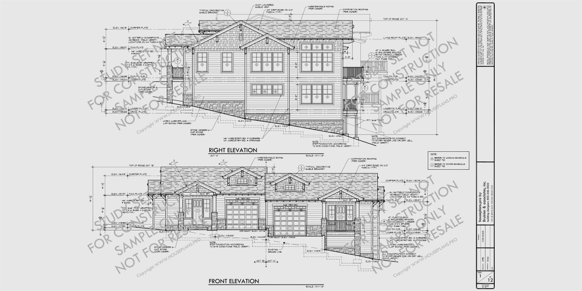 Bid Free Sample Plans Set Construction Documents