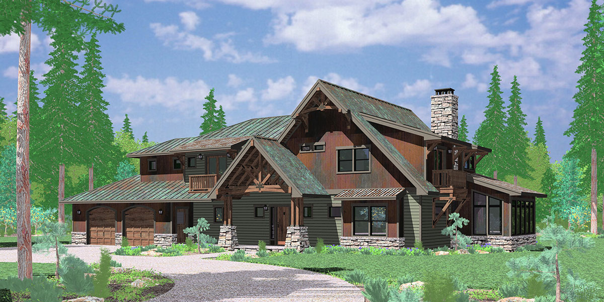 front timber clad houses