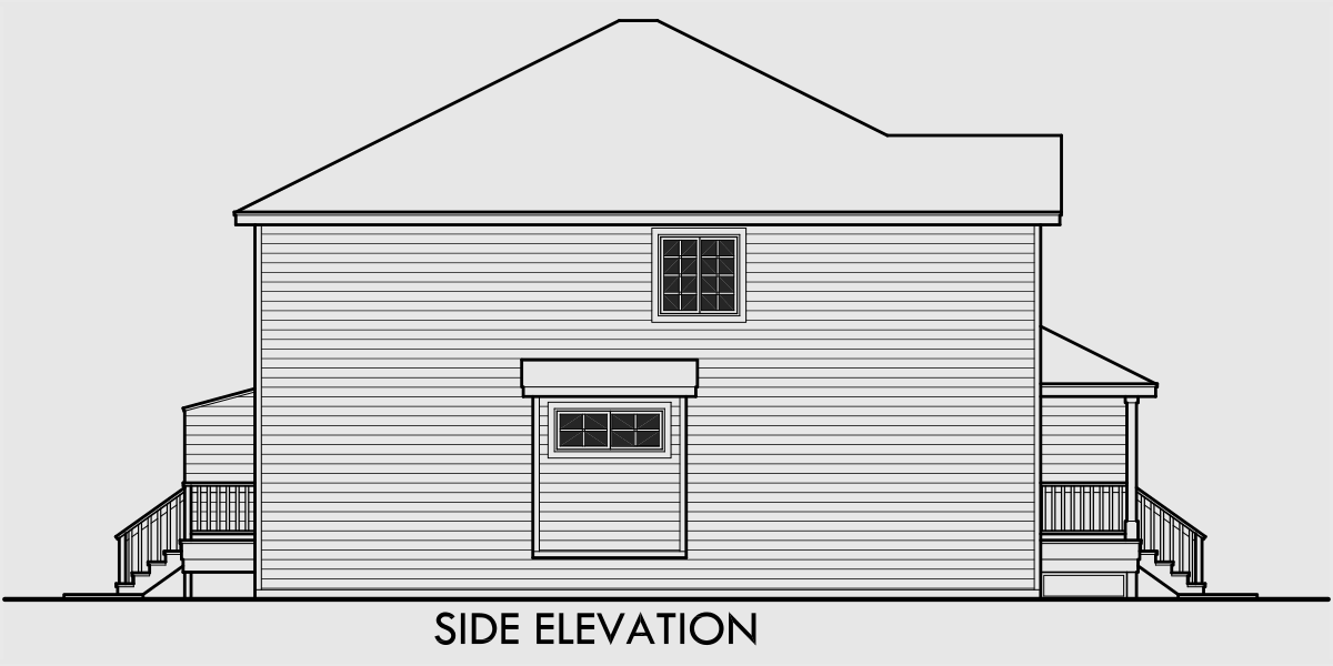  Duplex  House  Plans  Narrow  Lot  Duplex  House  Plans  D 556