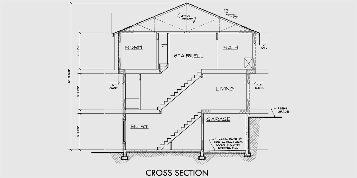 4 Plex Plans  3 Bedroom Fourplex House  Plans  F 534