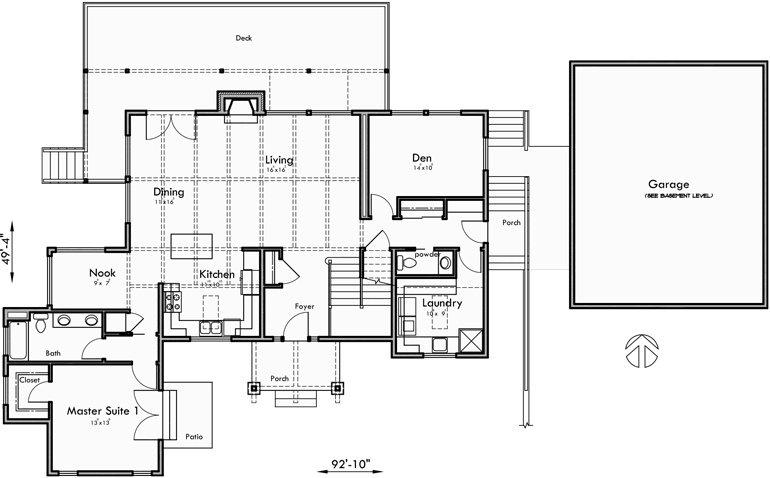 Custom House  Plans  2 Story House  Plans  Master  On Main  