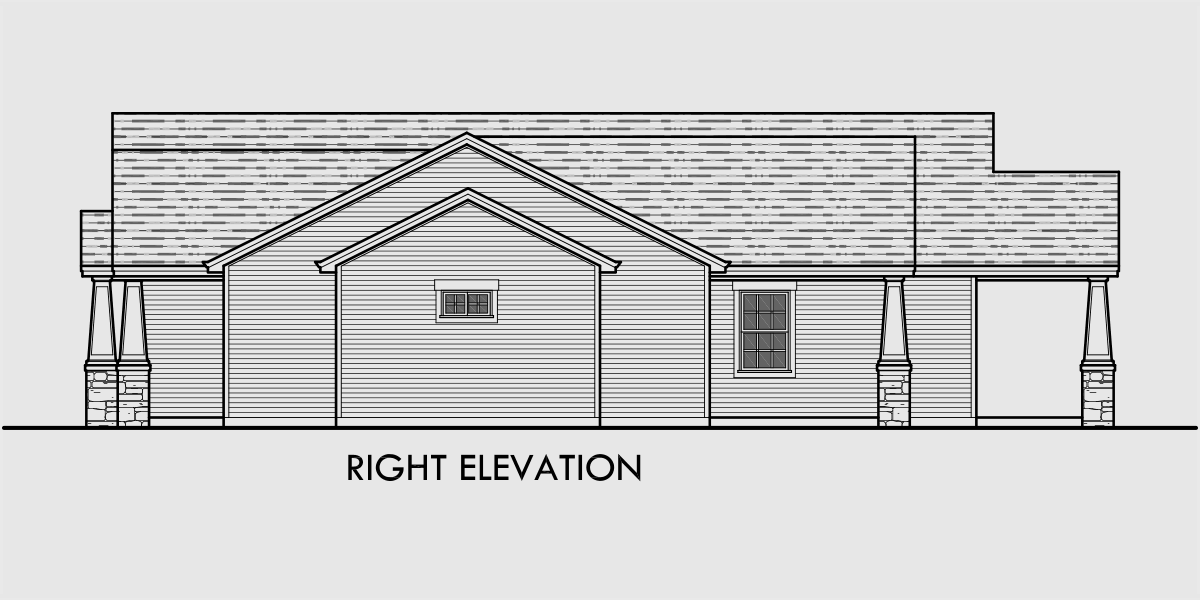 Portland Oregon House  Plans  One  Story  House  Plans  Great  Room 