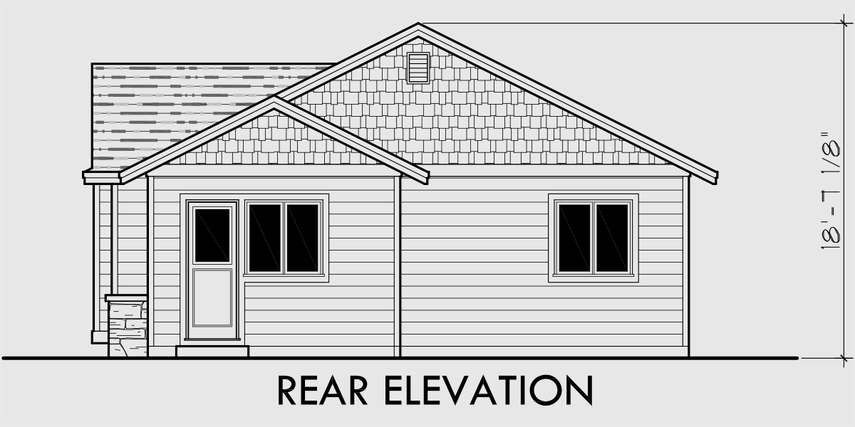 Oak House Existing Plans Elevations
