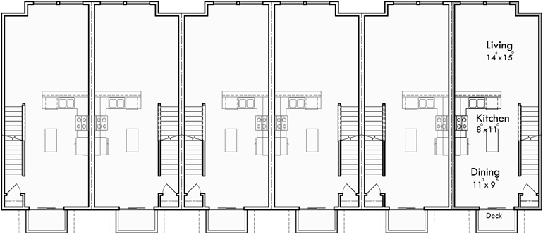 Awesome 17 Images Narrow  Townhouse Floor Plans  House  Plans 