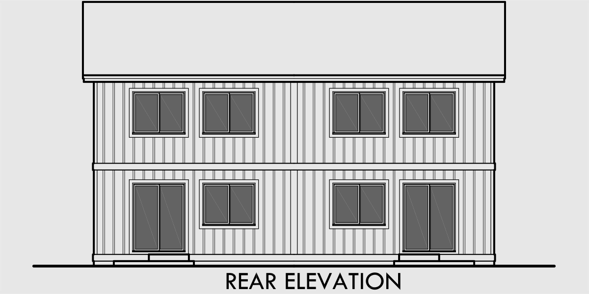 Duplex House  Plan  Row  House  Plan  Open  Floor  Plan  D 605