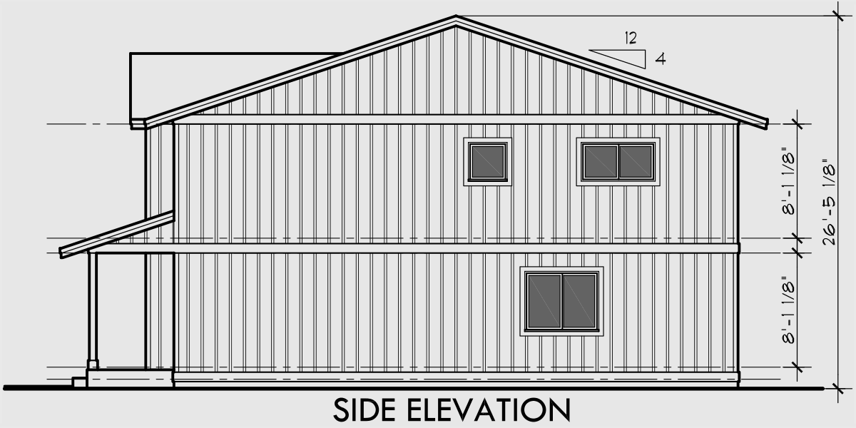 Duplex House  Plan  Row  House  Plan  Open  Floor  Plan  D 605