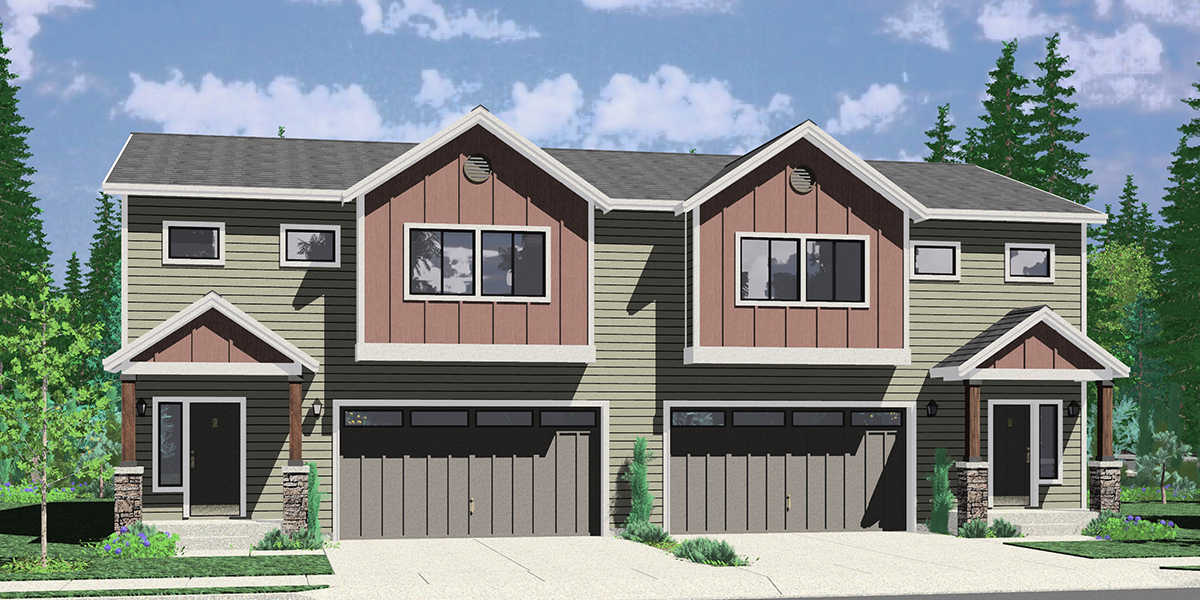 Townhouse Townhome Condo Home Floor Plans Bruinier Associates Townhouse Townhome Condo Home Floor Plans Bruinier Associates